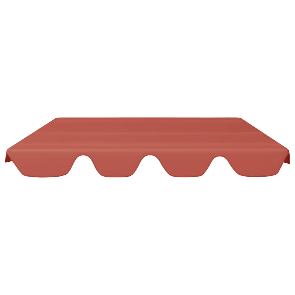 vidaXL Replacement Canopy for Garden Swing Terracotta 150/130x105/70cm
