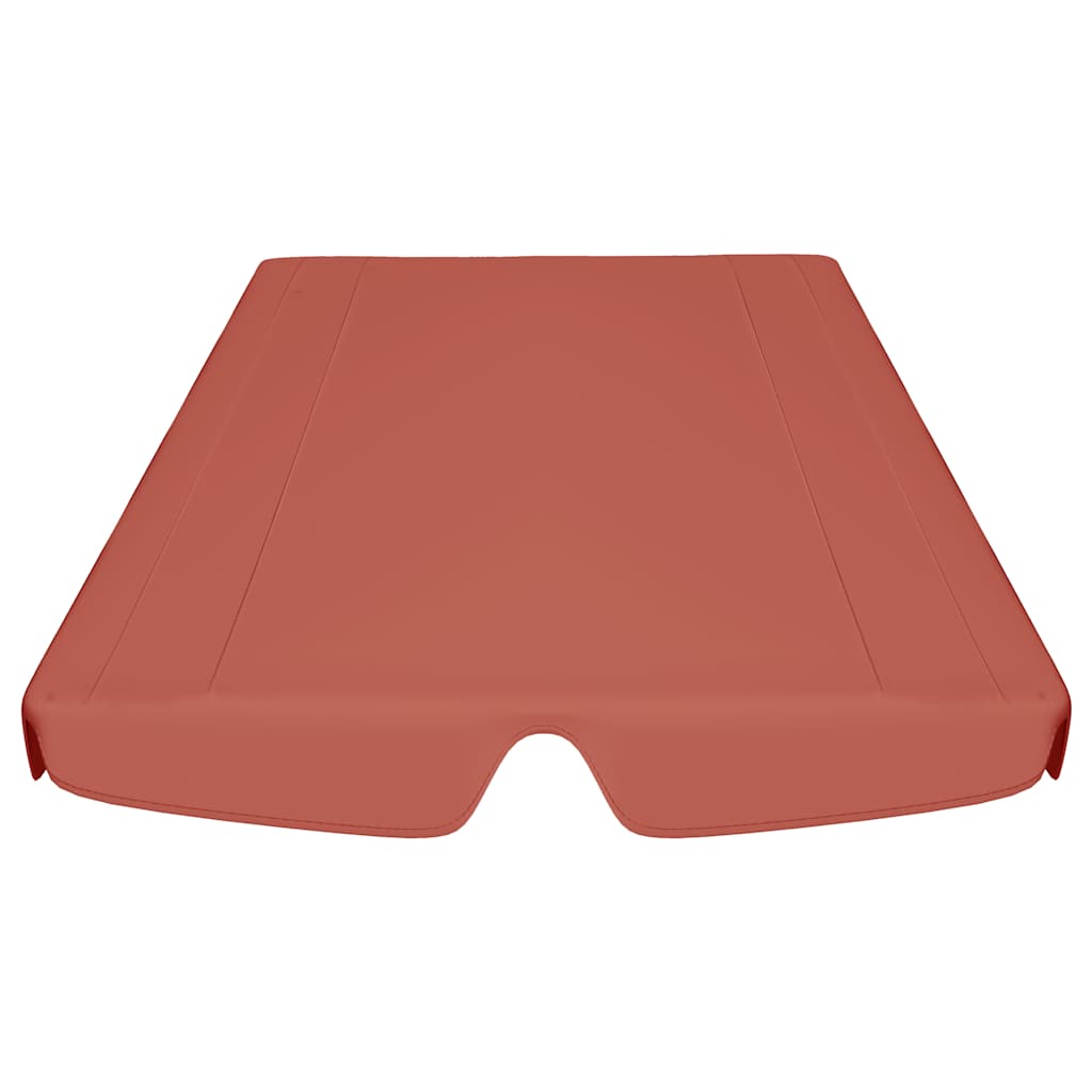 312100 vidaXL Replacement Canopy for Garden Swing Terracotta 150/130x105/70cm
