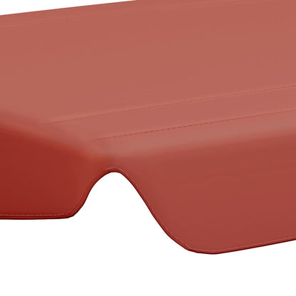 312100 vidaXL Replacement Canopy for Garden Swing Terracotta 150/130x105/70cm