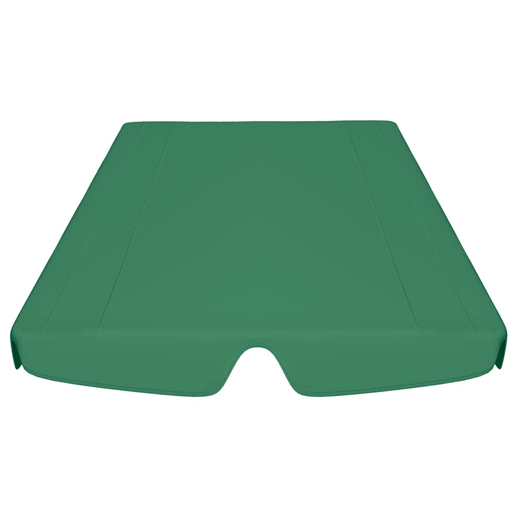 vidaXL Replacement Canopy for Garden Swing Green 150/130x105/70 cm