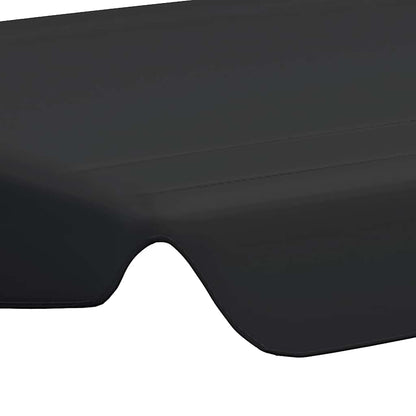 vidaXL Replacement Canopy for Garden Swing Black 150/130x105/70 cm