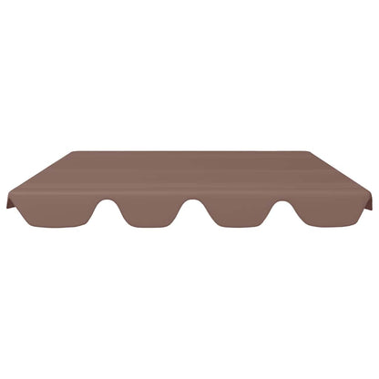 vidaXL Replacement Canopy for Garden Swing Brown 150/130x105/70 cm
