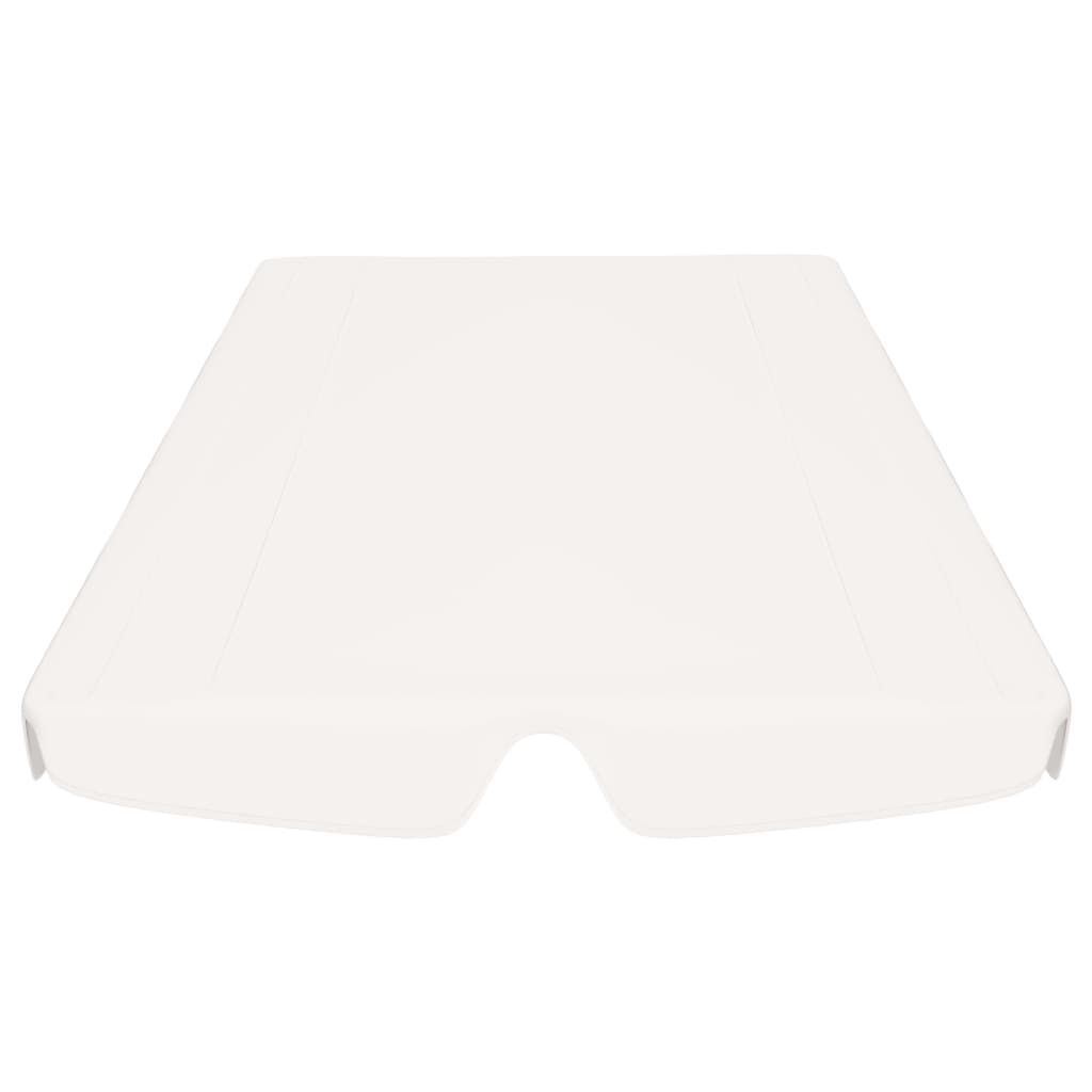vidaXL Replacement Canopy for Garden Swing White 150/130x105/70 cm