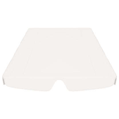 vidaXL Replacement Canopy for Garden Swing White 150/130x105/70 cm