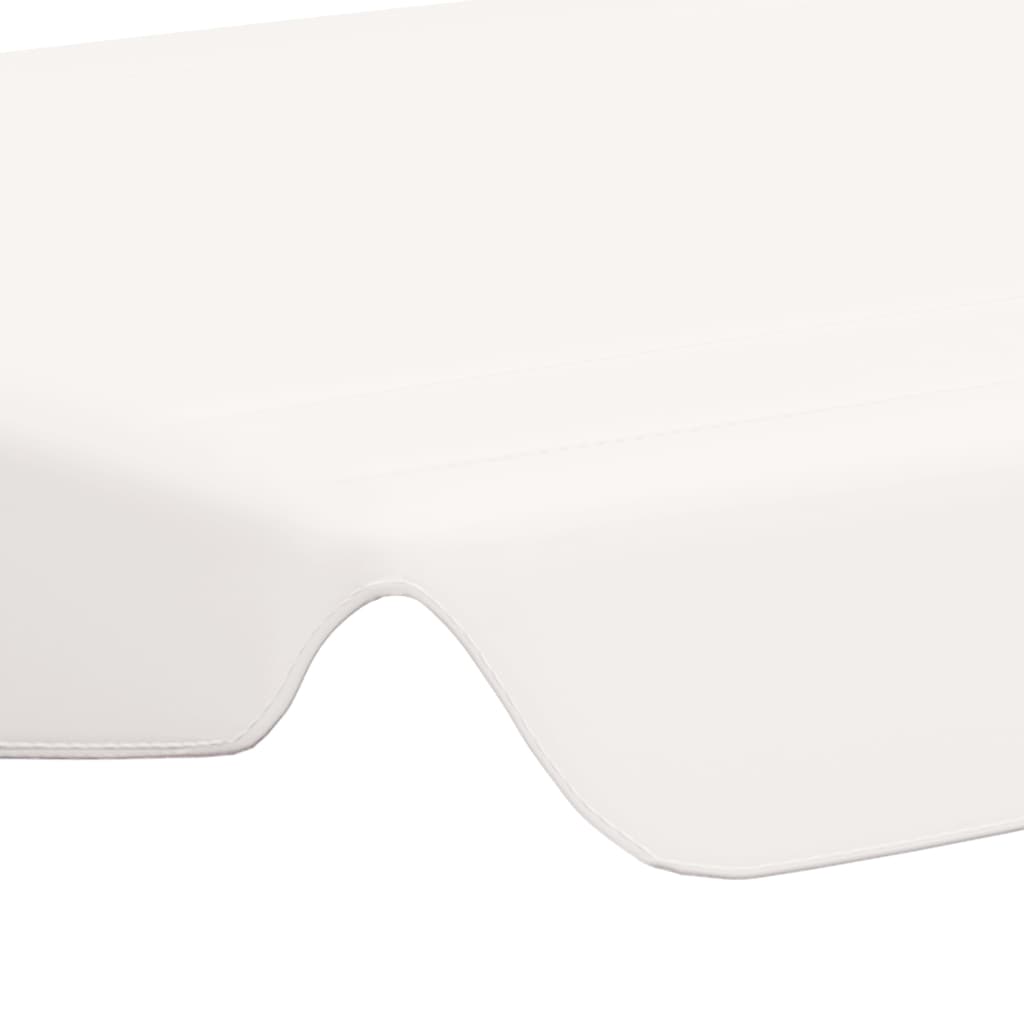 vidaXL Replacement Canopy for Garden Swing White 150/130x105/70 cm