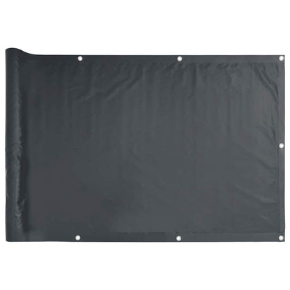 vidaXL Balcony Screen Anthracite 75x300 cm Oxford Fabric