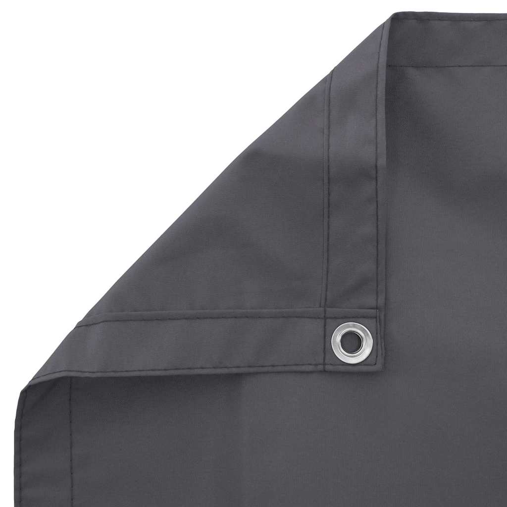 134866 vidaXL Balcony Screen Anthracite 75x500 cm Oxford Fabric