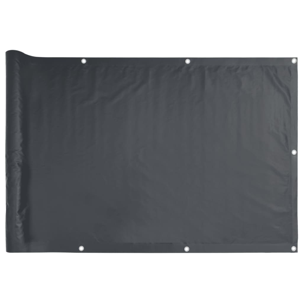 vidaXL Balcony Screen Anthracite 90x300 cm Oxford Fabric