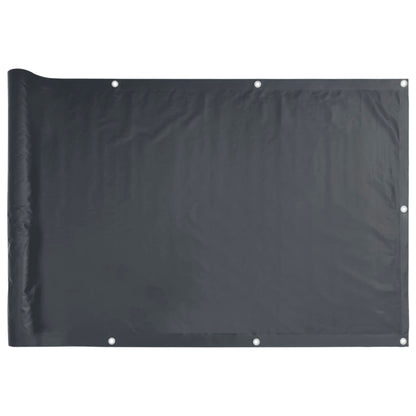 vidaXL Balcony Screen Anthracite 90x300 cm Oxford Fabric