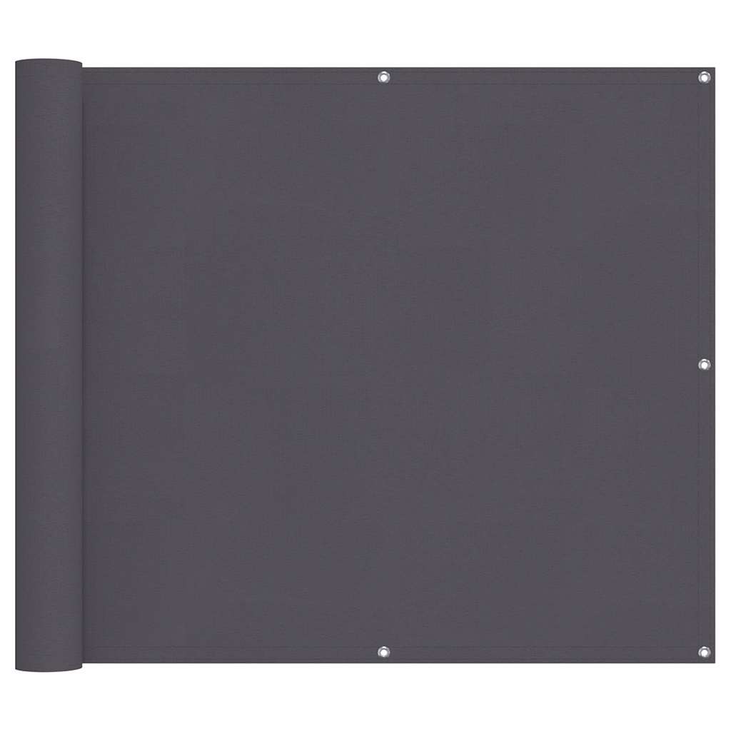 134868 vidaXL Balcony Screen Anthracite 90x300 cm Oxford Fabric