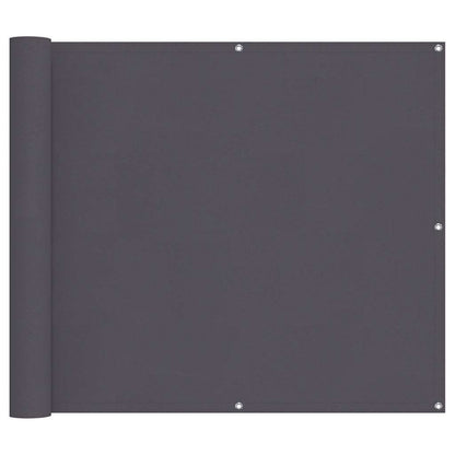 134868 vidaXL Balcony Screen Anthracite 90x300 cm Oxford Fabric