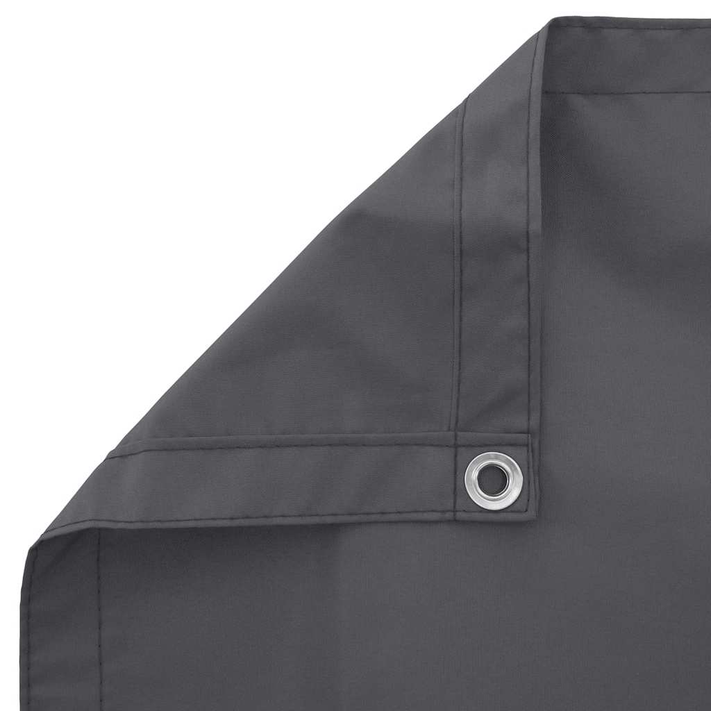 134868 vidaXL Balcony Screen Anthracite 90x300 cm Oxford Fabric