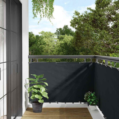 134868 vidaXL Balcony Screen Anthracite 90x300 cm Oxford Fabric
