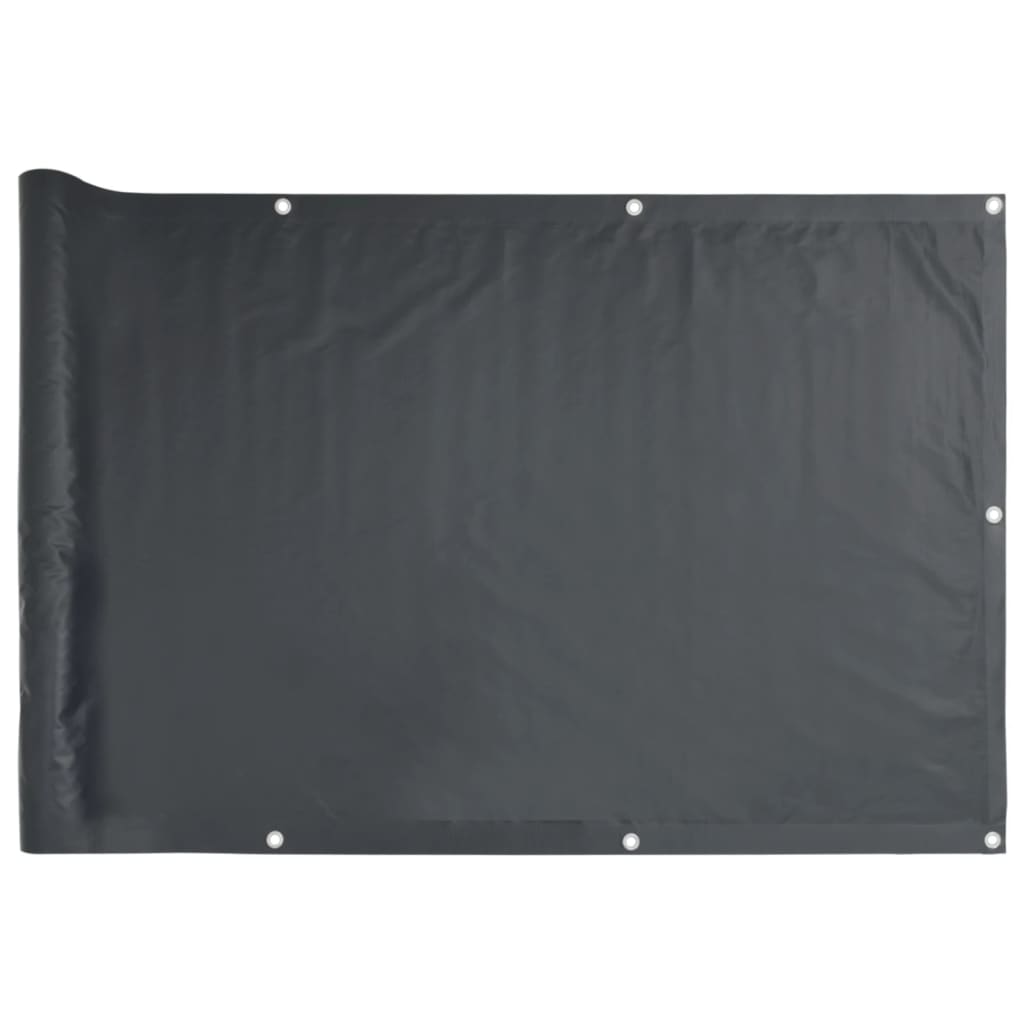 vidaXL Balcony Screen Anthracite 120x300 cm Oxford Fabric