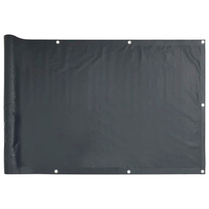 vidaXL Balcony Screen Anthracite 120x300 cm Oxford Fabric