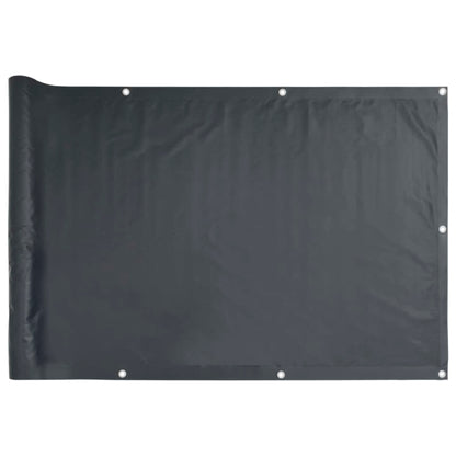 vidaXL Balcony Screen Anthracite 120x500 cm Oxford Fabric