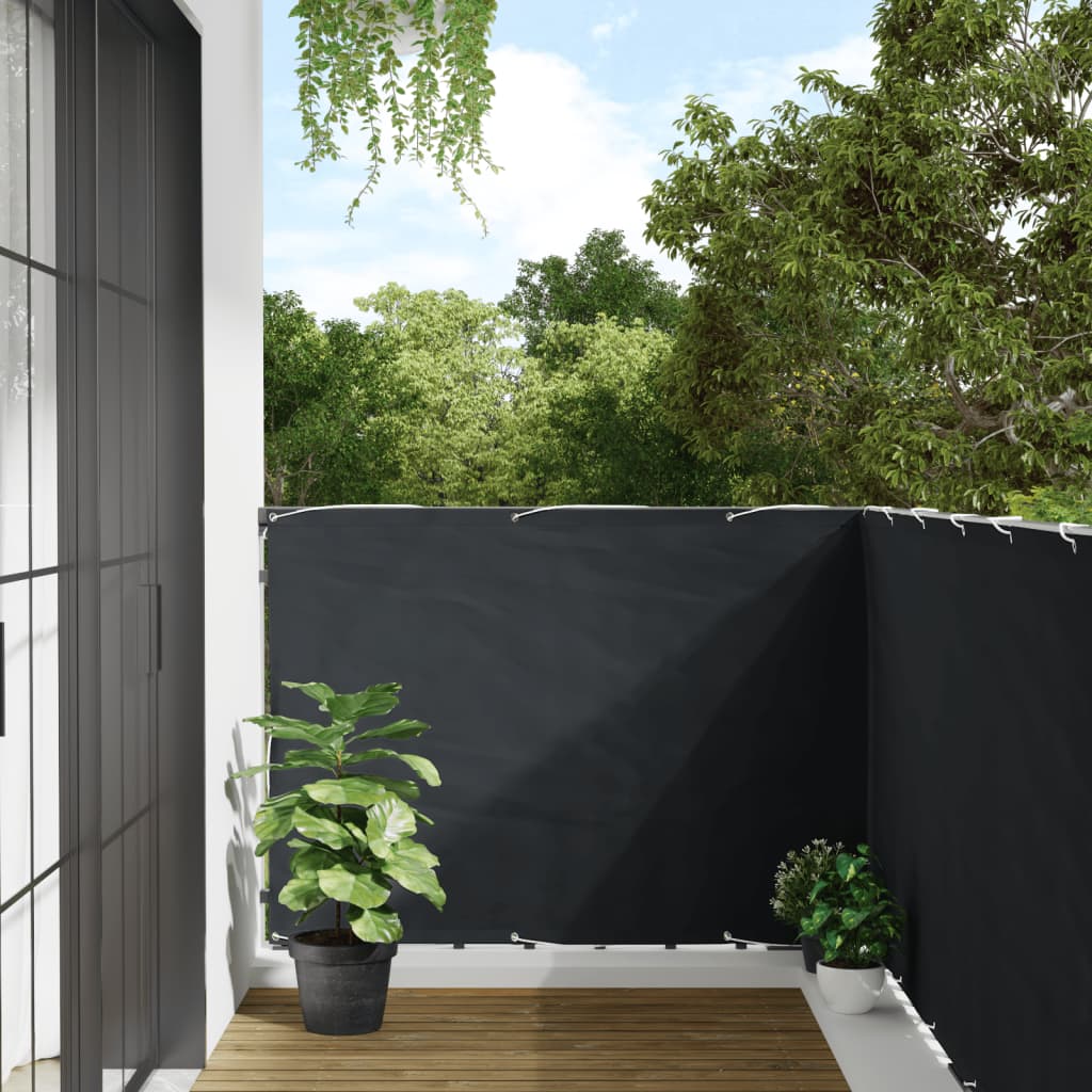 vidaXL Balcony Screen Anthracite 120x500 cm Oxford Fabric