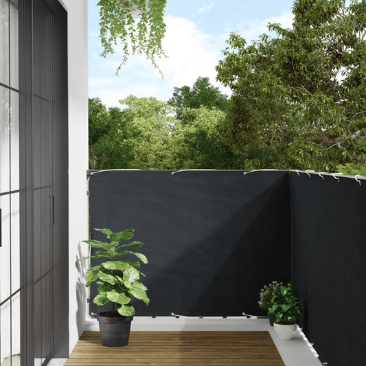 vidaXL Balcony Screen Anthracite 120x500 cm Oxford Fabric