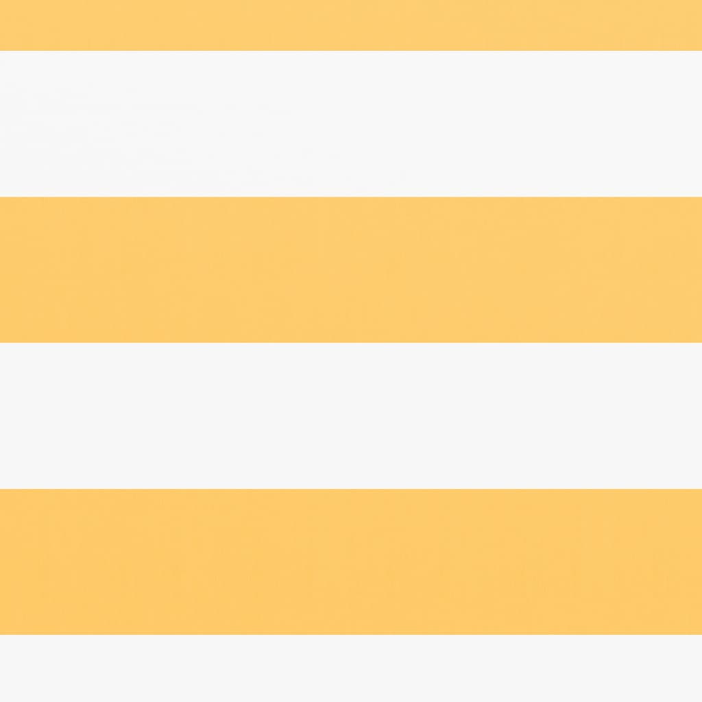 vidaXL Balcony Screen White and Yellow 90x500 cm Oxford Fabric