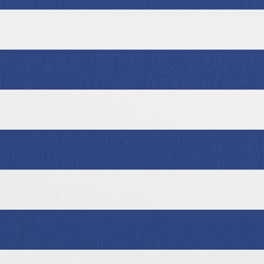 134916 vidaXL Balcony Screen White and Blue 90x300 cm Oxford Fabric
