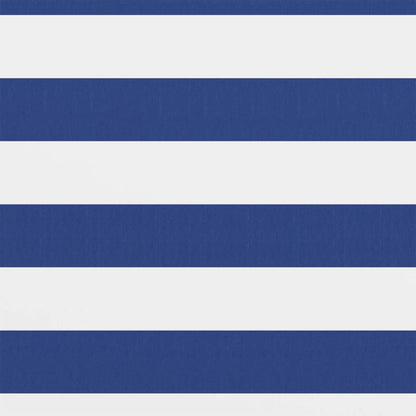 vidaXL Balcony Screen White and Blue 120x300 cm Oxford Fabric
