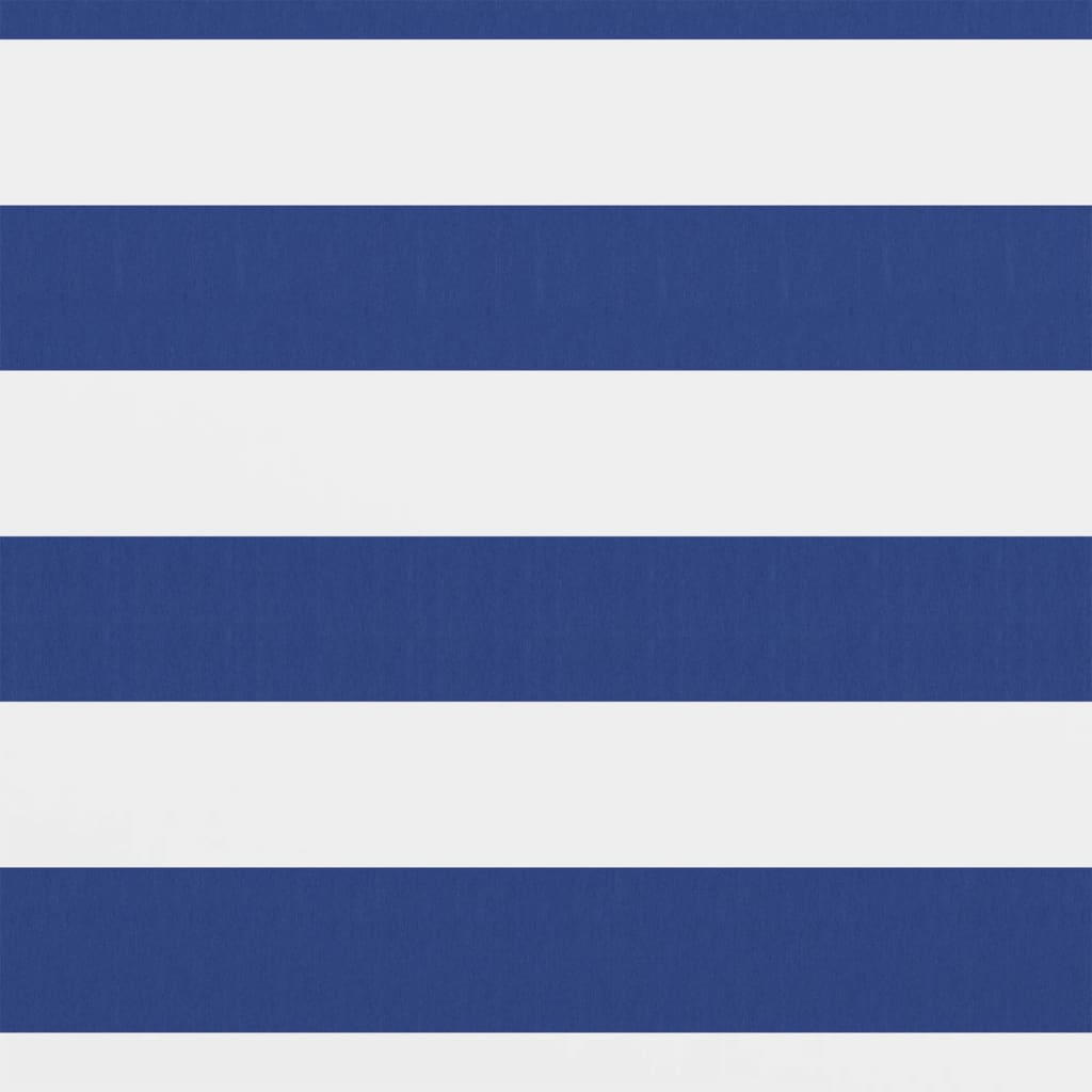 vidaXL Balcony Screen White and Blue 120x400 cm Oxford Fabric