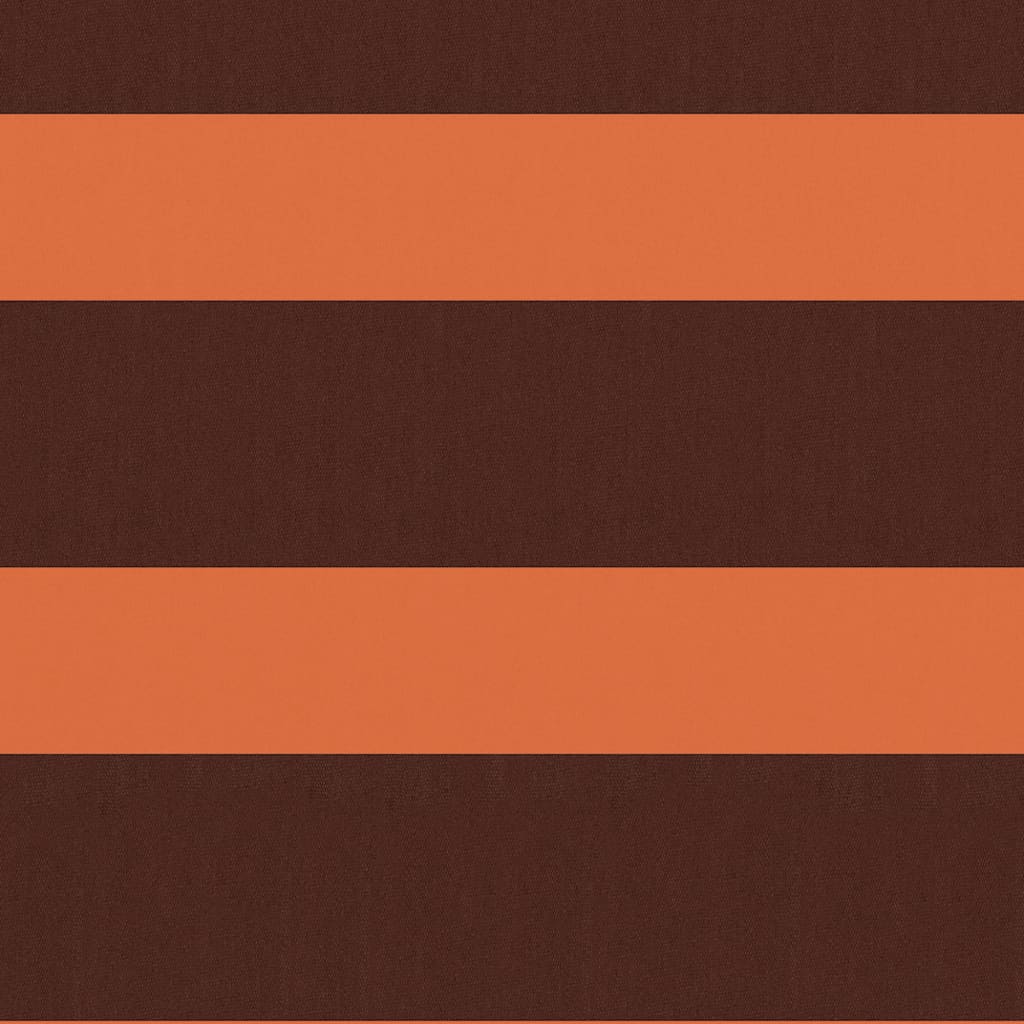 vidaXL Balcony Screen Orange and Brown 75x500 cm Oxford Fabric