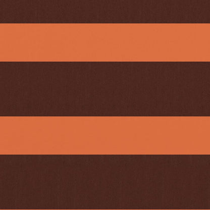 vidaXL Balcony Screen Orange and Brown 75x500 cm Oxford Fabric