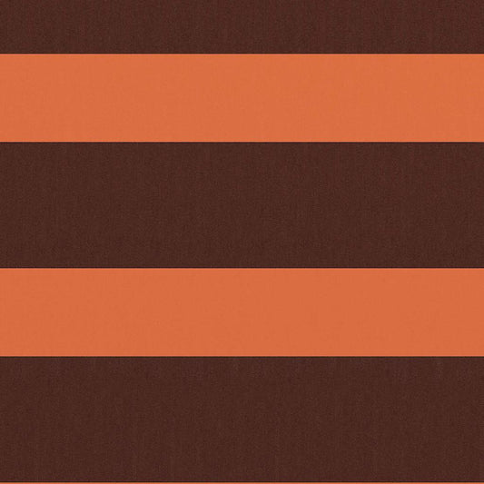 134926 vidaXL Balcony Screen Orange and Brown 75x500 cm Oxford Fabric