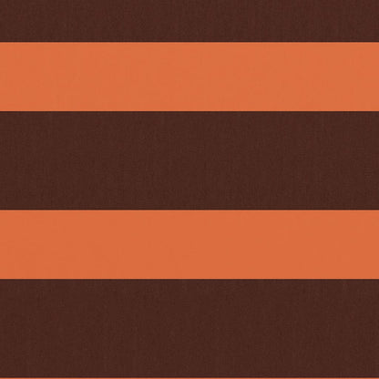 vidaXL Balcony Screen Orange and Brown 90x300 cm Oxford Fabric