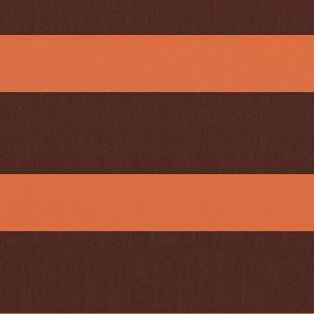 134929 vidaXL Balcony Screen Orange and Brown 90x400 cm Oxford Fabric