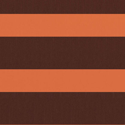 134933 vidaXL Balcony Screen Orange and Brown 120x400 cm Oxford Fabric