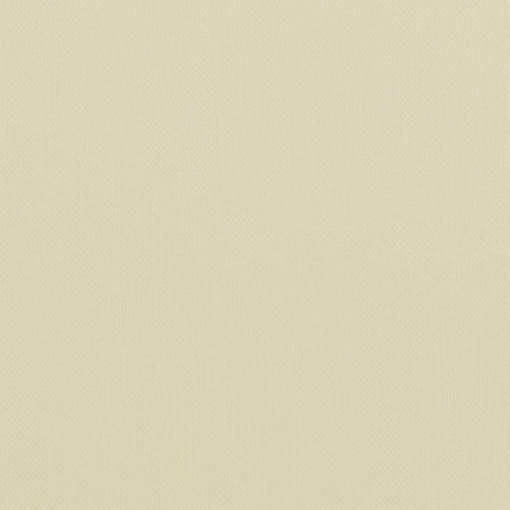 vidaXL Balcony Screen Cream 75x500 cm Oxford Fabric