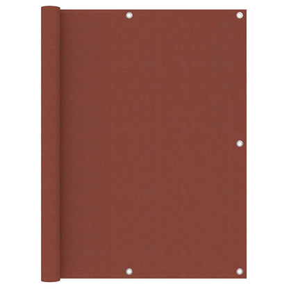 134981 vidaXL Balcony Screen Terracotta 120x400 cm Oxford Fabric