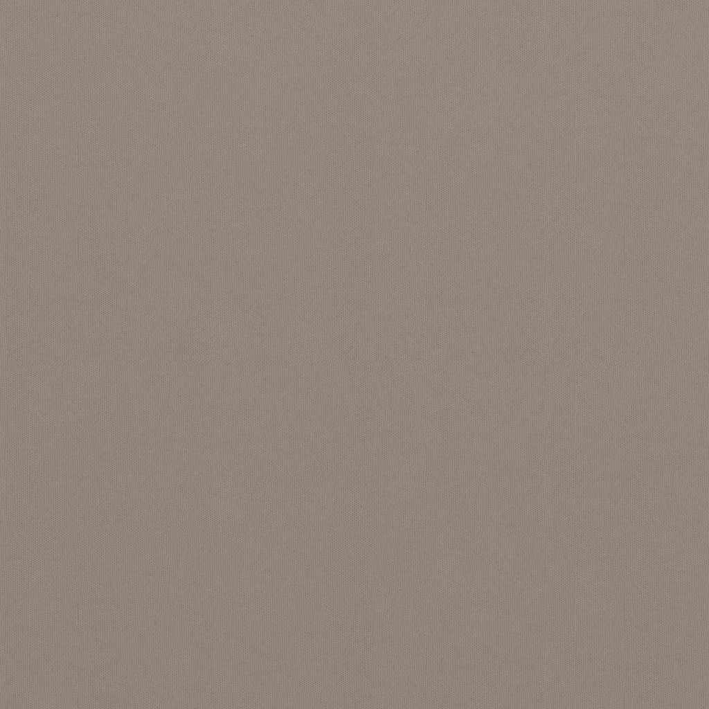 134986 vidaXL Balcony Screen Taupe 75x500 cm Oxford Fabric