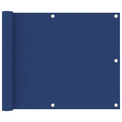 vidaXL Balcony Screen Blue 75x300 cm Oxford Fabric