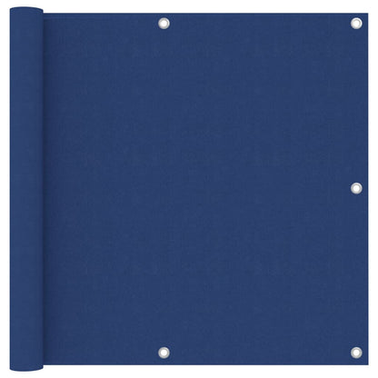 vidaXL Balcony Screen Blue 90x300 cm Oxford Fabric