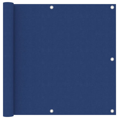 vidaXL Balcony Screen Blue 90x500 cm Oxford Fabric