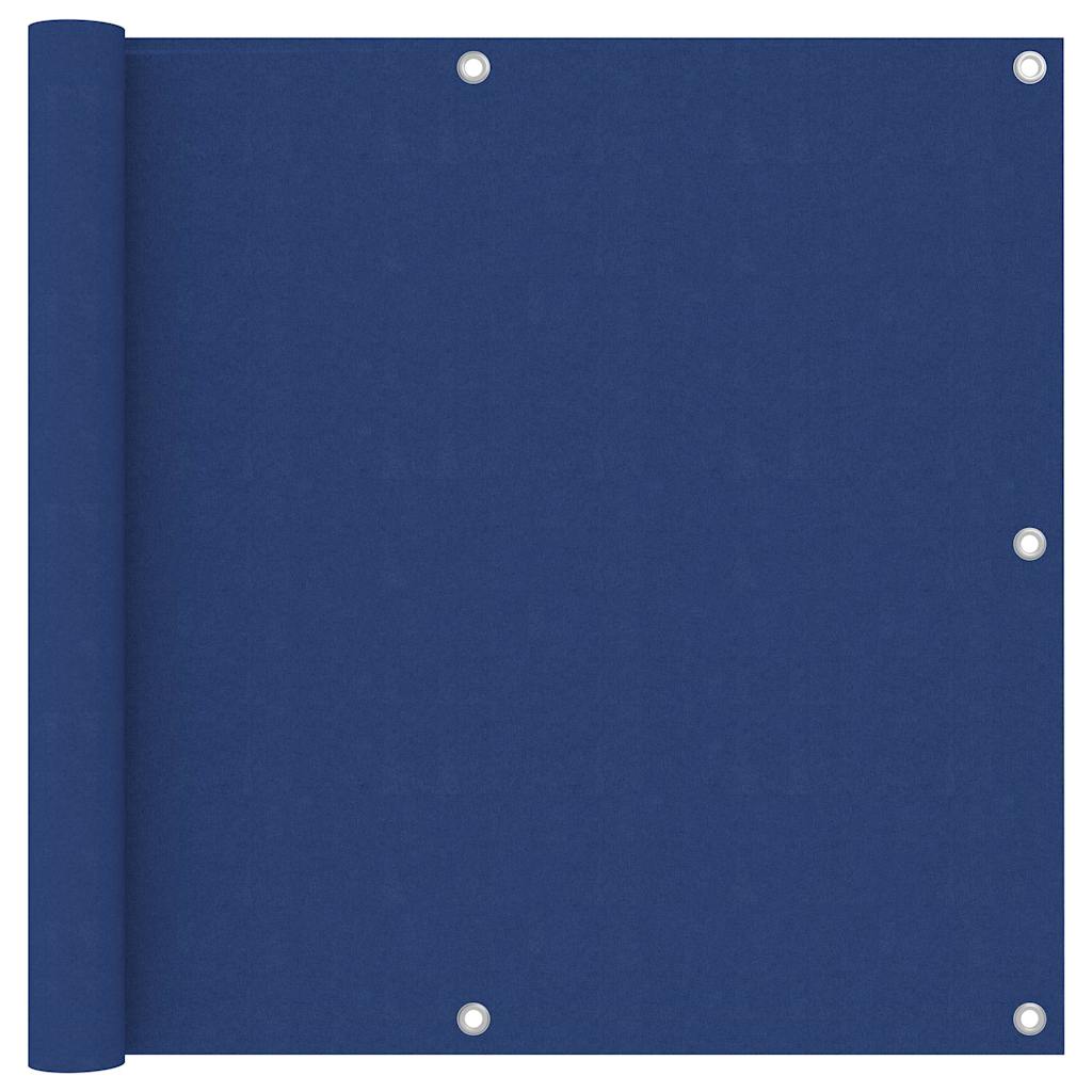 135014 vidaXL Balcony Screen Blue 90x500 cm Oxford Fabric