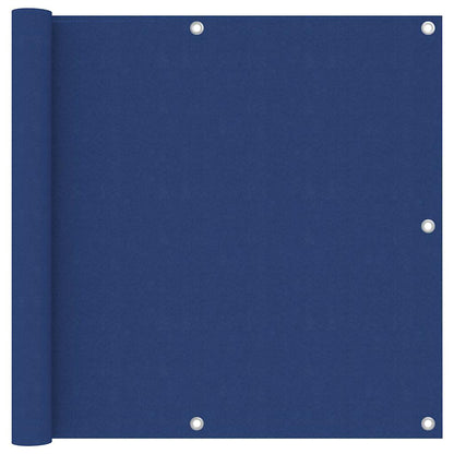 135014 vidaXL Balcony Screen Blue 90x500 cm Oxford Fabric