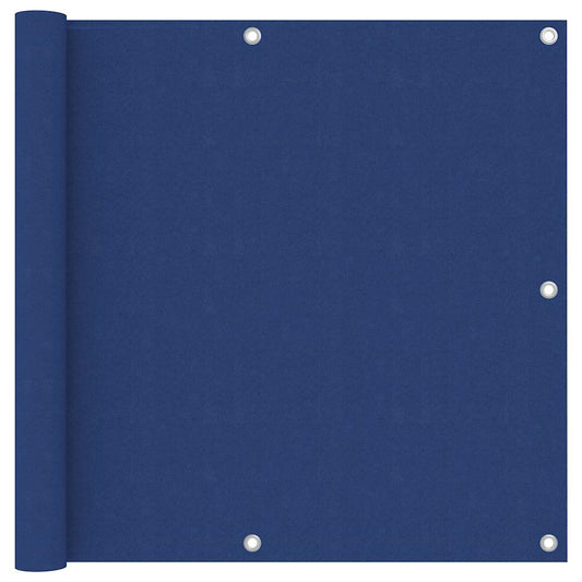 135014 vidaXL Balcony Screen Blue 90x500 cm Oxford Fabric