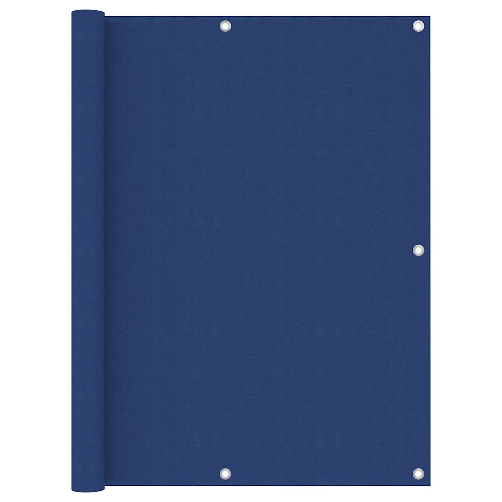 135017 vidaXL Balcony Screen Blue 120x400 cm Oxford Fabric