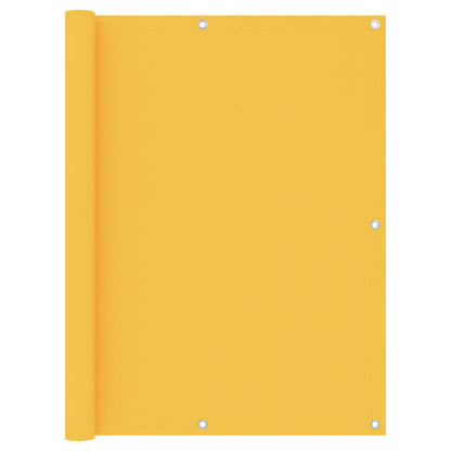 vidaXL Balcony Screen Yellow 120x300 cm Oxford Fabric