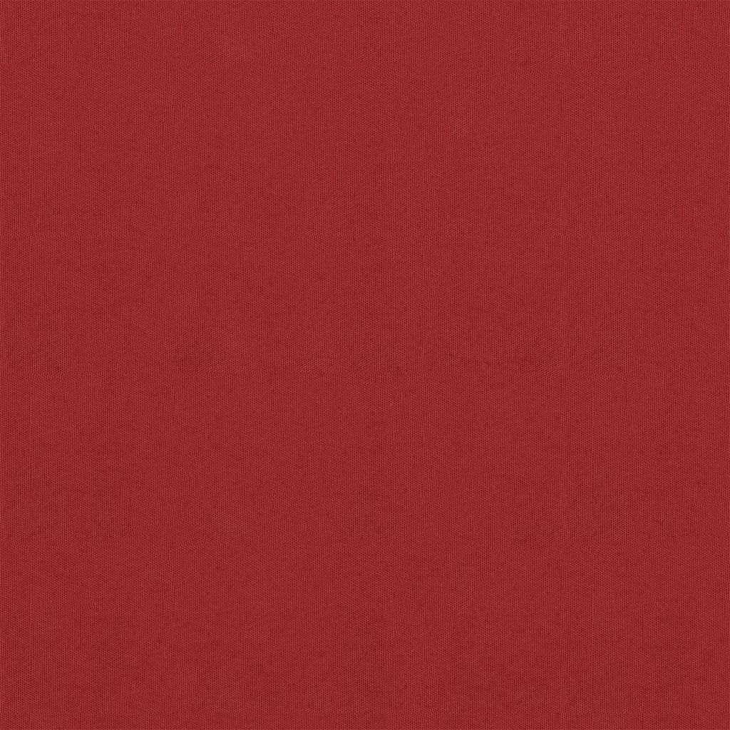 vidaXL Balcony Screen Red 120x500 cm Oxford Fabric