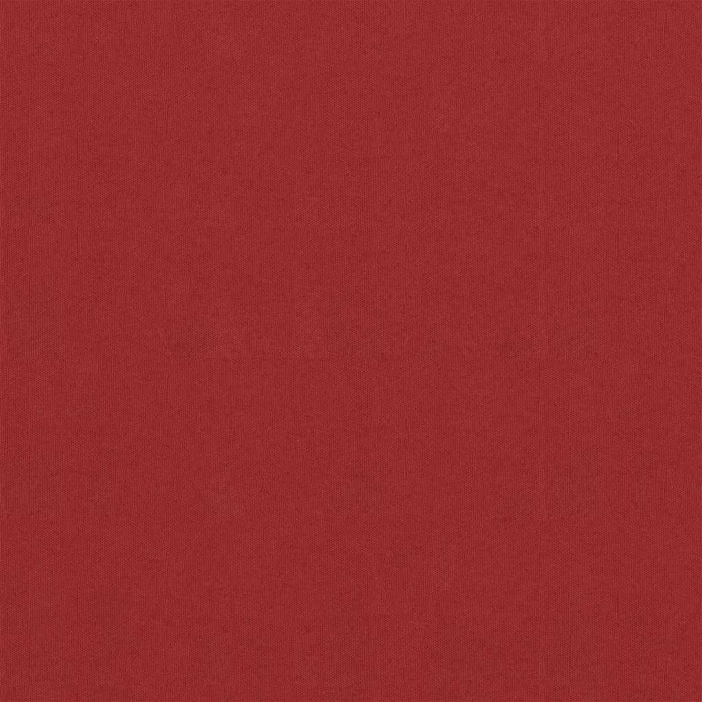 135042 vidaXL Balcony Screen Red 120x500 cm Oxford Fabric