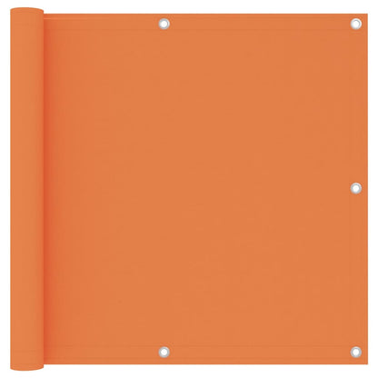 135050 vidaXL Balcony Screen Orange 90x500 cm Oxford Fabric