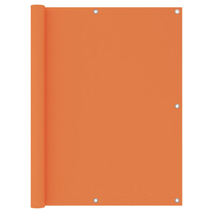135053 vidaXL Balcony Screen Orange 120x400 cm Oxford Fabric