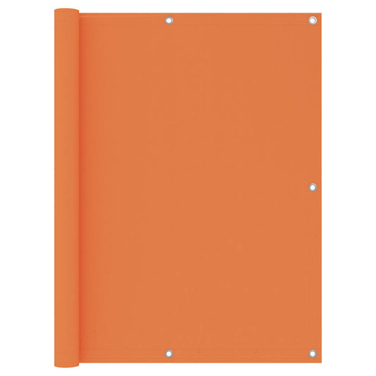 135055 vidaXL Balcony Screen Orange 120x600 cm Oxford Fabric