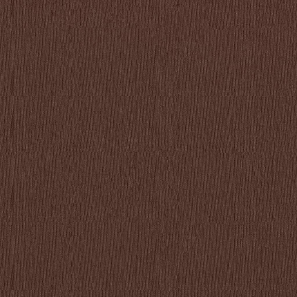 vidaXL Balcony Screen Brown 75x500 cm Oxford Fabric