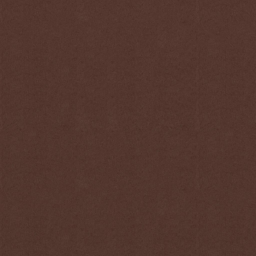 vidaXL Balcony Screen Brown 120x500 cm Oxford Fabric